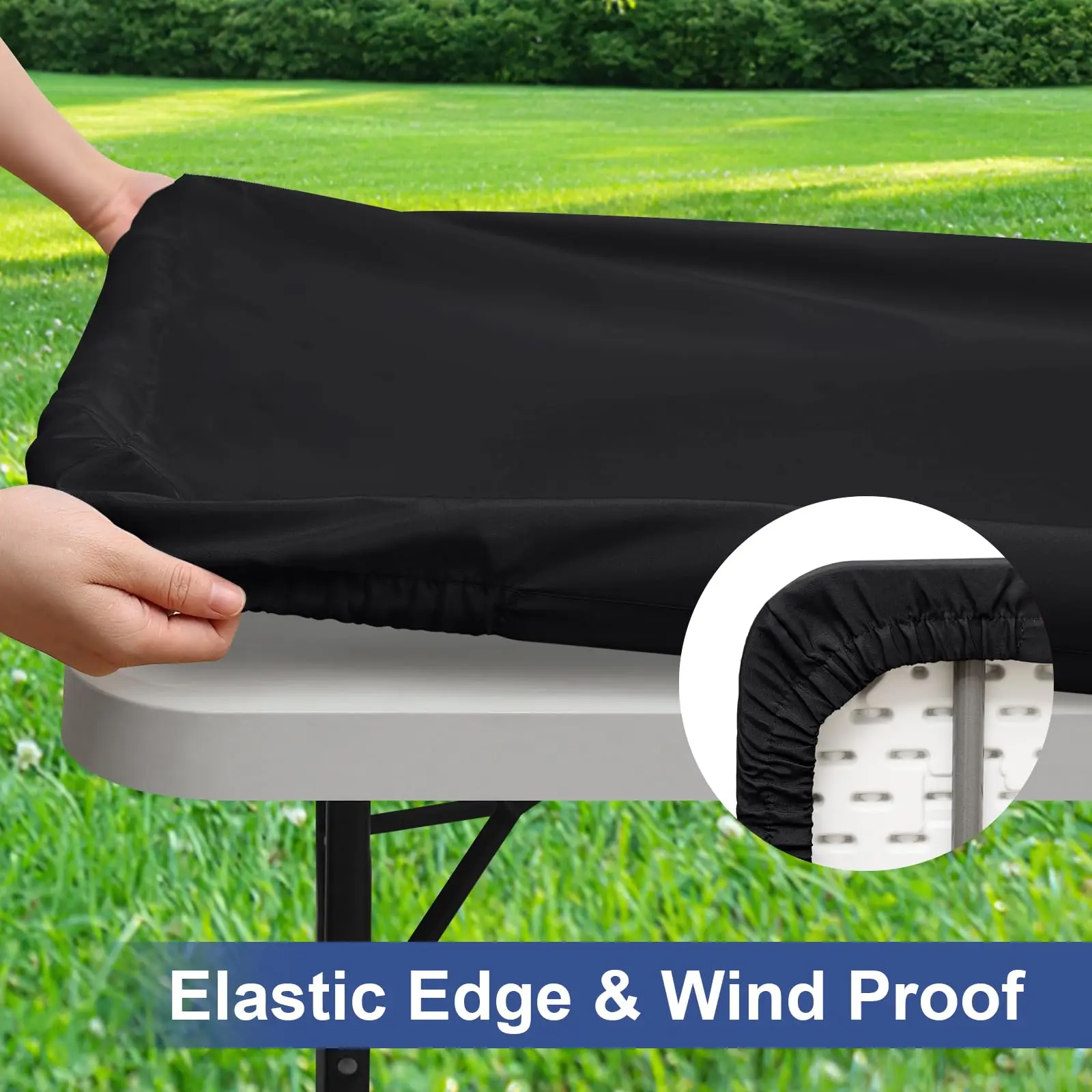 Stretch Tablecloth Cover Washable Polyester Elastic Table Protector For Picnic Outdoor Party Wedding Home table cloth,table protector,rectangular tablecloth