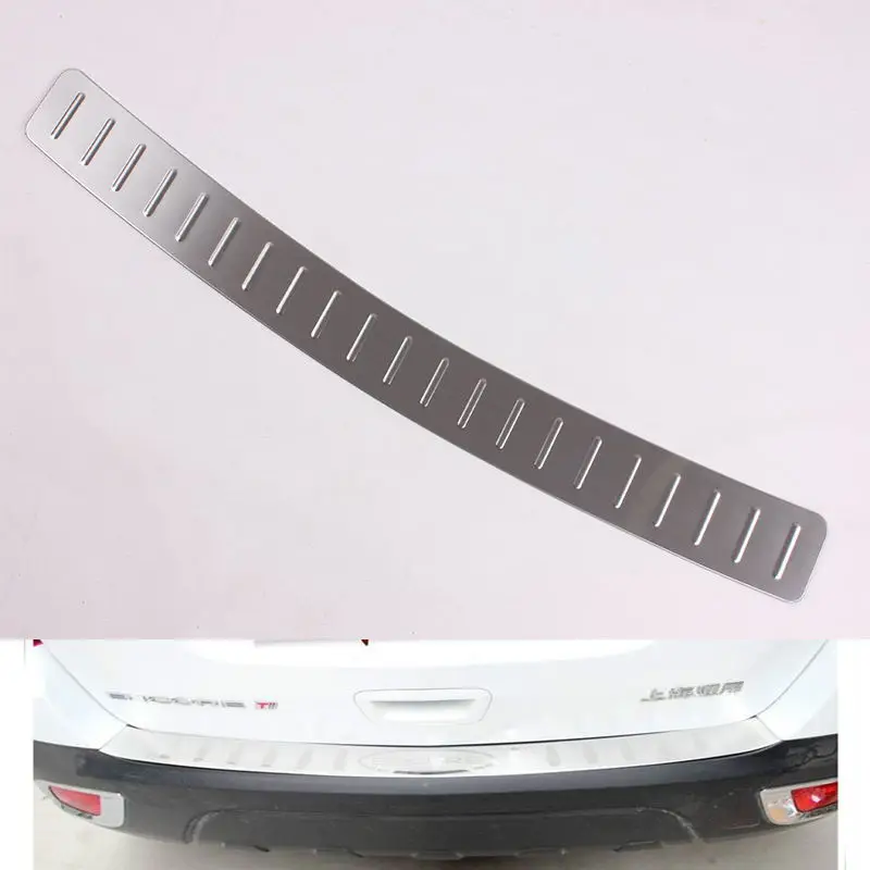 

Car Styling Stickers For Buick Encore Stainless Steel Rear Trunk Bumper Protector Rear Scuff Plate Rear Door Sill car assecories