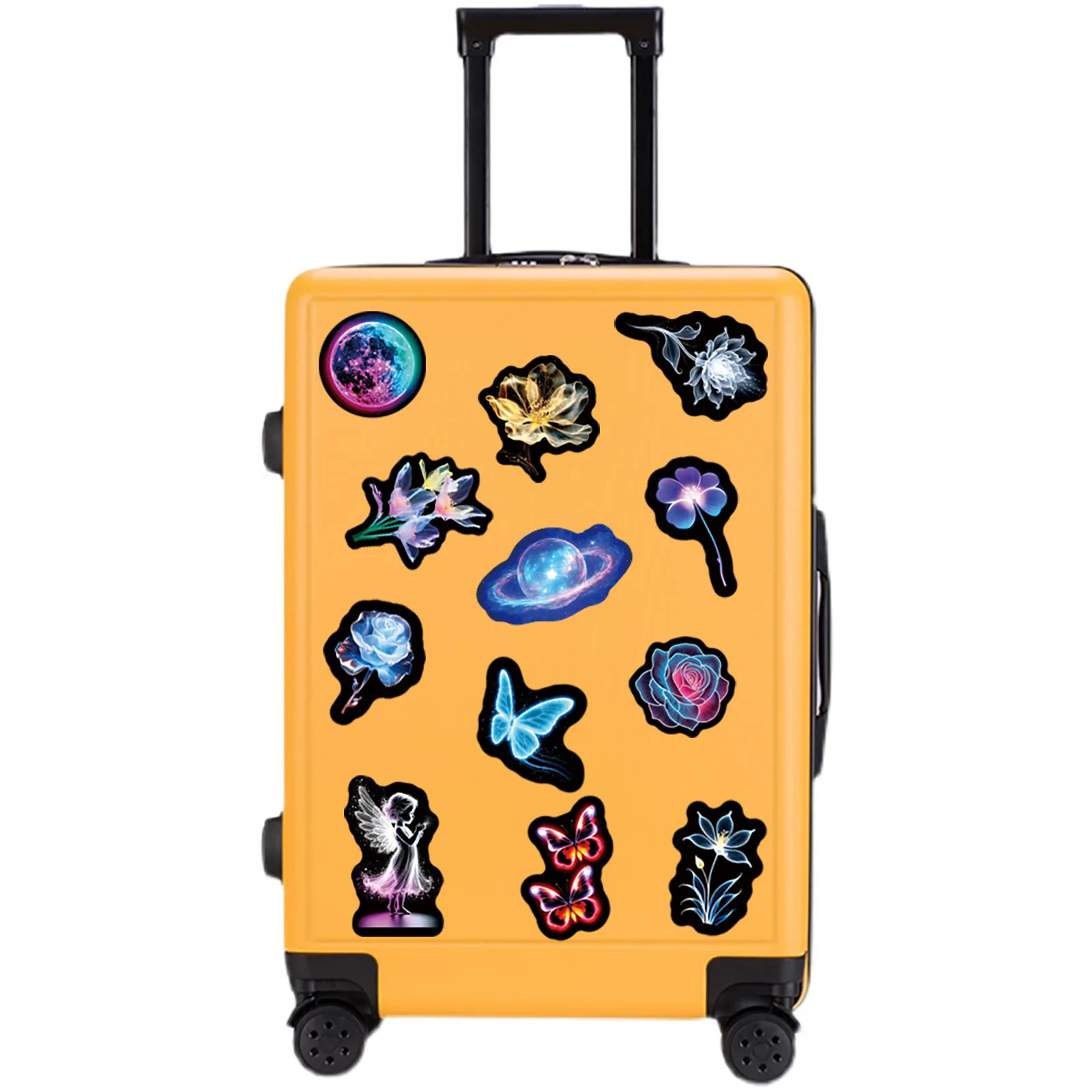 50개입 네온 컬러풀 드림 동물 그래피티 스티커 방수 다이어리 노트북 물병 여행가방 학생용 문구