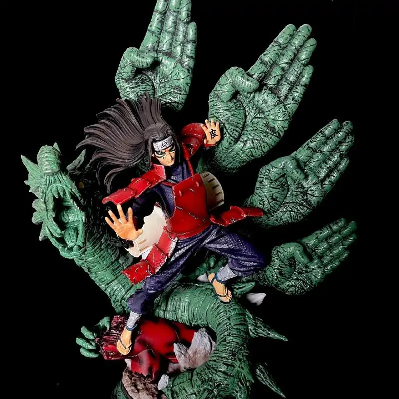 

Anime Naruto Shippuden Gk Senju Hashirama Generation 1000 Hand Column Limited Edition Manual Scene Action Figure Model Boys Toys