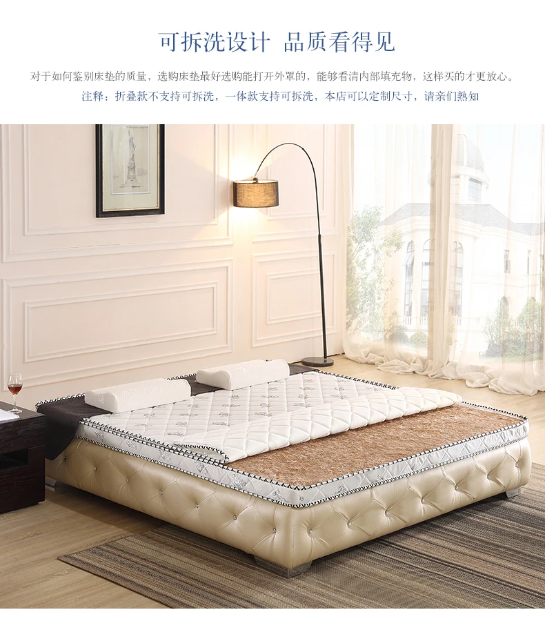 Description Picture 5 of itemDropshipping Customizable Size Mattress Soft Mattress Home Tatami Mat Was The Floor Mat Student ZHA03-43999
