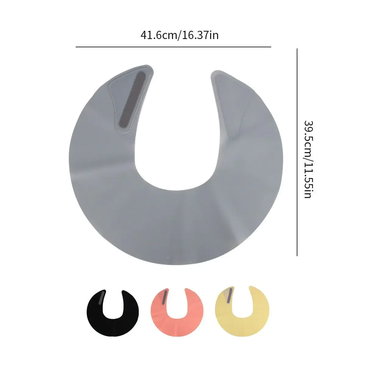 Accesorios Waterproof Salon Hair Dye Neck Collar Haircut Wrap Hairdressing Shawl Silicone Hair Cutting Cape for Styling 4