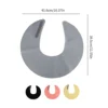 Accesorios Waterproof Salon Hair Dye Neck Collar Haircut Wrap Hairdressing Shawl Silicone Hair Cutting Cape for Styling 4