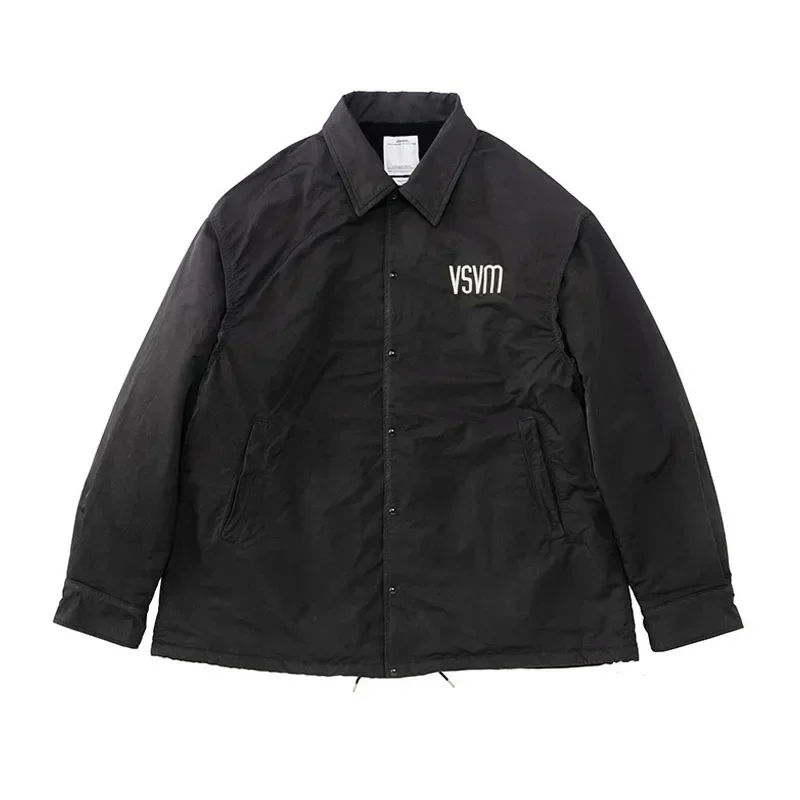 Japan Style VISVIM 23SS Limited  New Arrival Parkas Coat Single Breasted Loose Embroidered Men Jacket