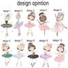 Dance Girl Pencil Case Personalized Custom Name Stationery Supplies Storage Bags Travel Toiletry Pouch Makeup Bag Gift for Girls 2