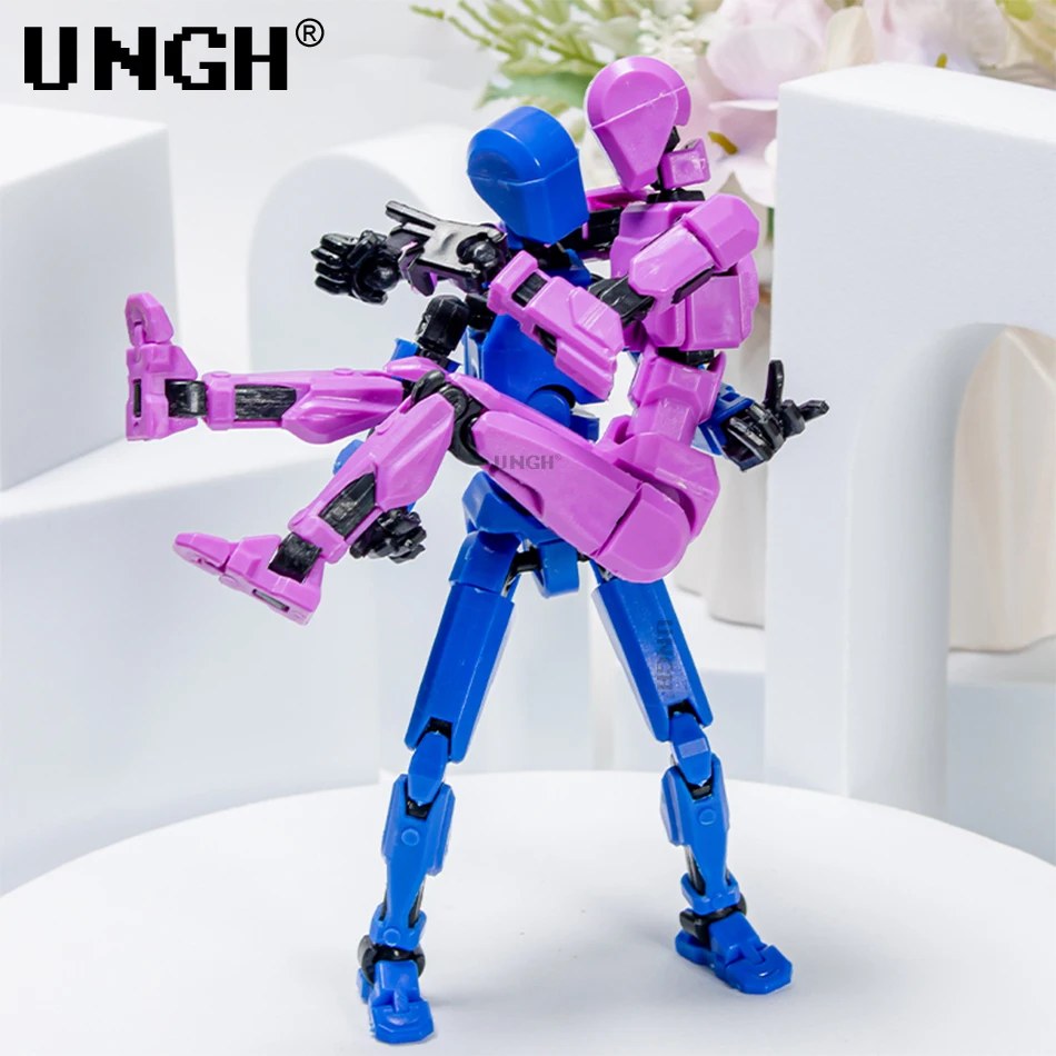 UNGH Multi-Jointed Movable Robot Action Figure – 3D Printed Full Body Toy