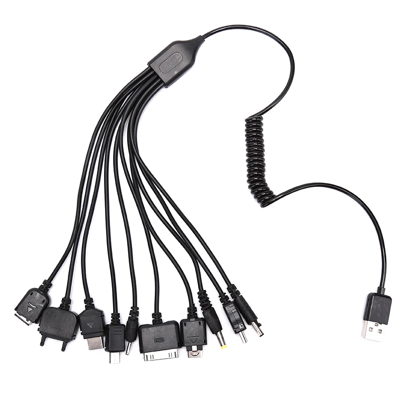 new1pcs10in1MicroUSBmultiChargerusbcablesformobilephones