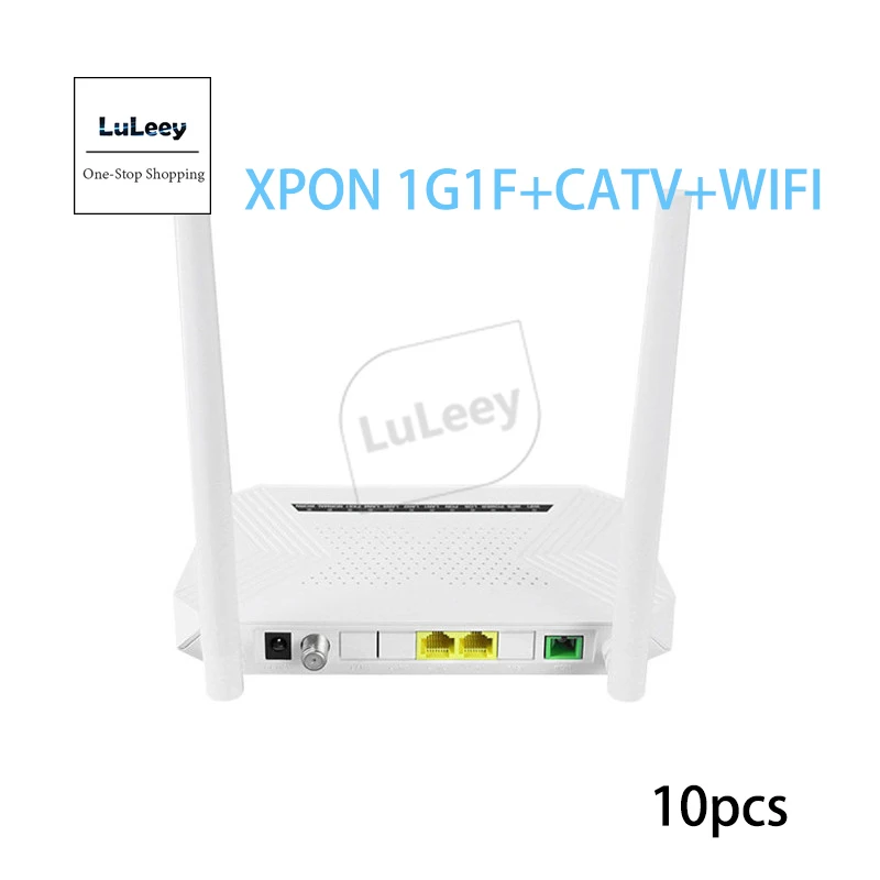 10 Pz Gpon Onu Xpon Catv + Wifi Sc Apc Fibra Ottica Gigabit Ftth Rj45 Plug And Play Ont Olt Marca Sbloccata Ont Zte