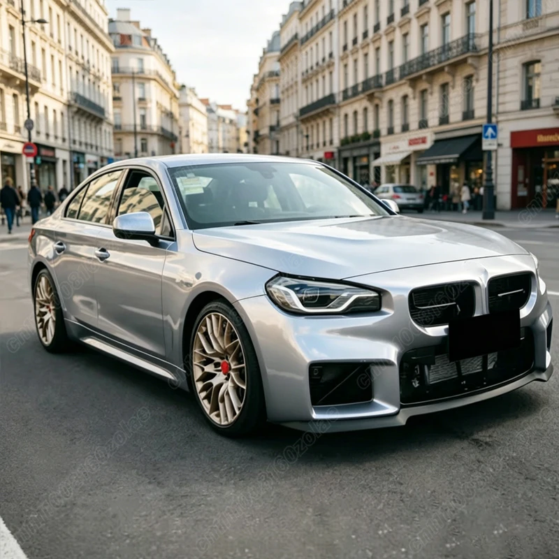 BMW 2 시리즈 M2 G87 2023 2024 2025 2026 차량용 MP 스타일 프론트 범퍼 립 스포츠 레이싱 프론트 턱 스포일러 바디 개조 키트