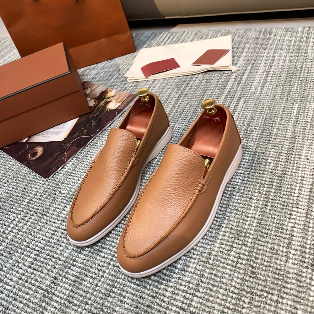 2024 summer new casual loafers a slip-on loafers High quality men's fashion casual shoes Flat shoes sneakers