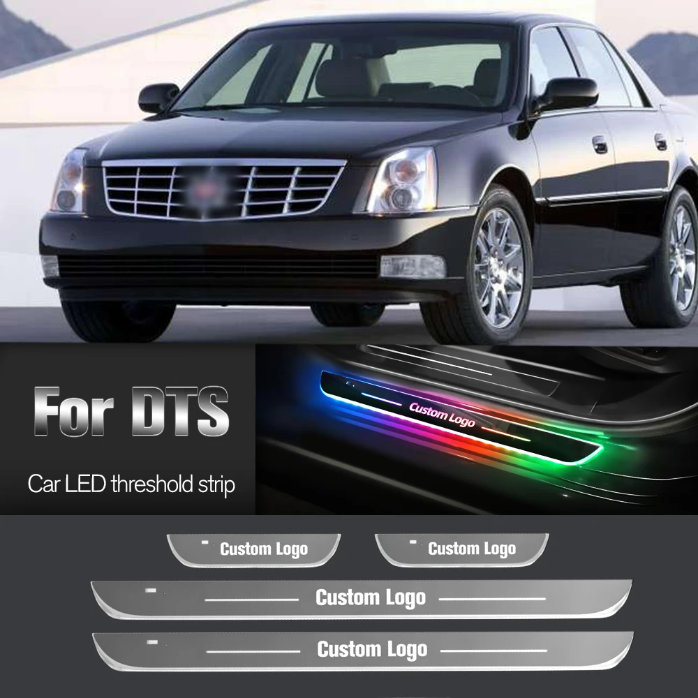 

Car Door Sill Light For Cadillac DTS 2005-2011 2007 2008 2009 2010 Customized Logo LED Welcome Threshold Pedal Lamp Accessories