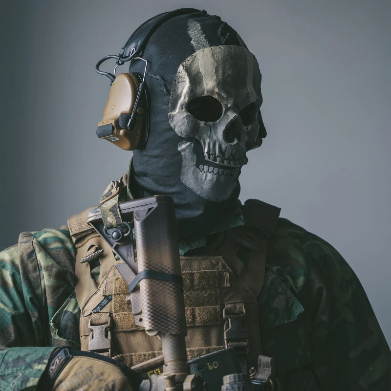 Movie Toucas War Game Call Commander Halloween Mask Party Mask Witch of the day mask Ghost