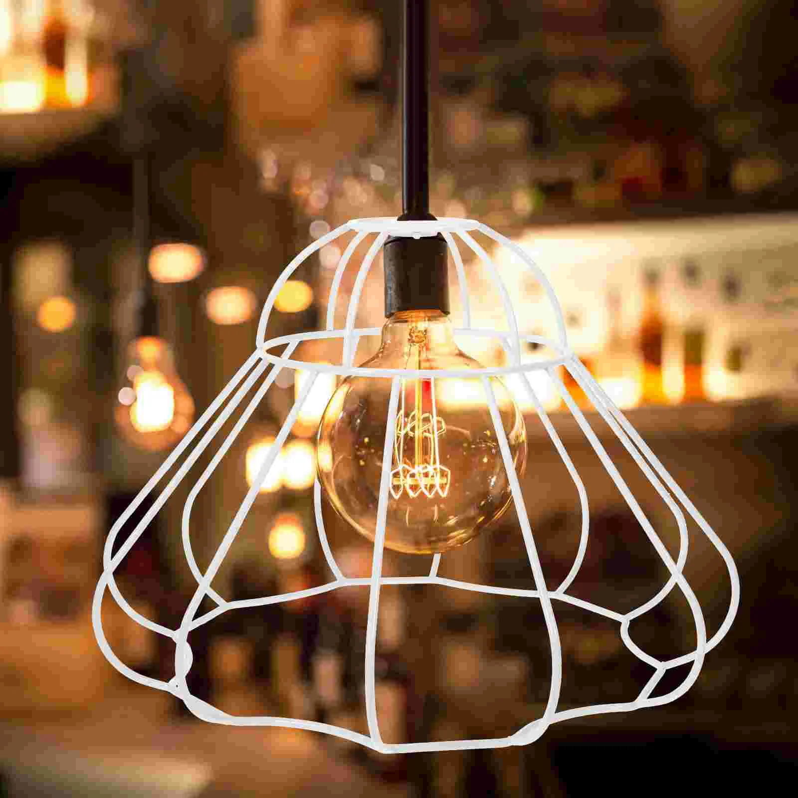 

Table Light Shade Frames Lamp Shades Metal Cover Brackets For DIY Lampshade Hanging French