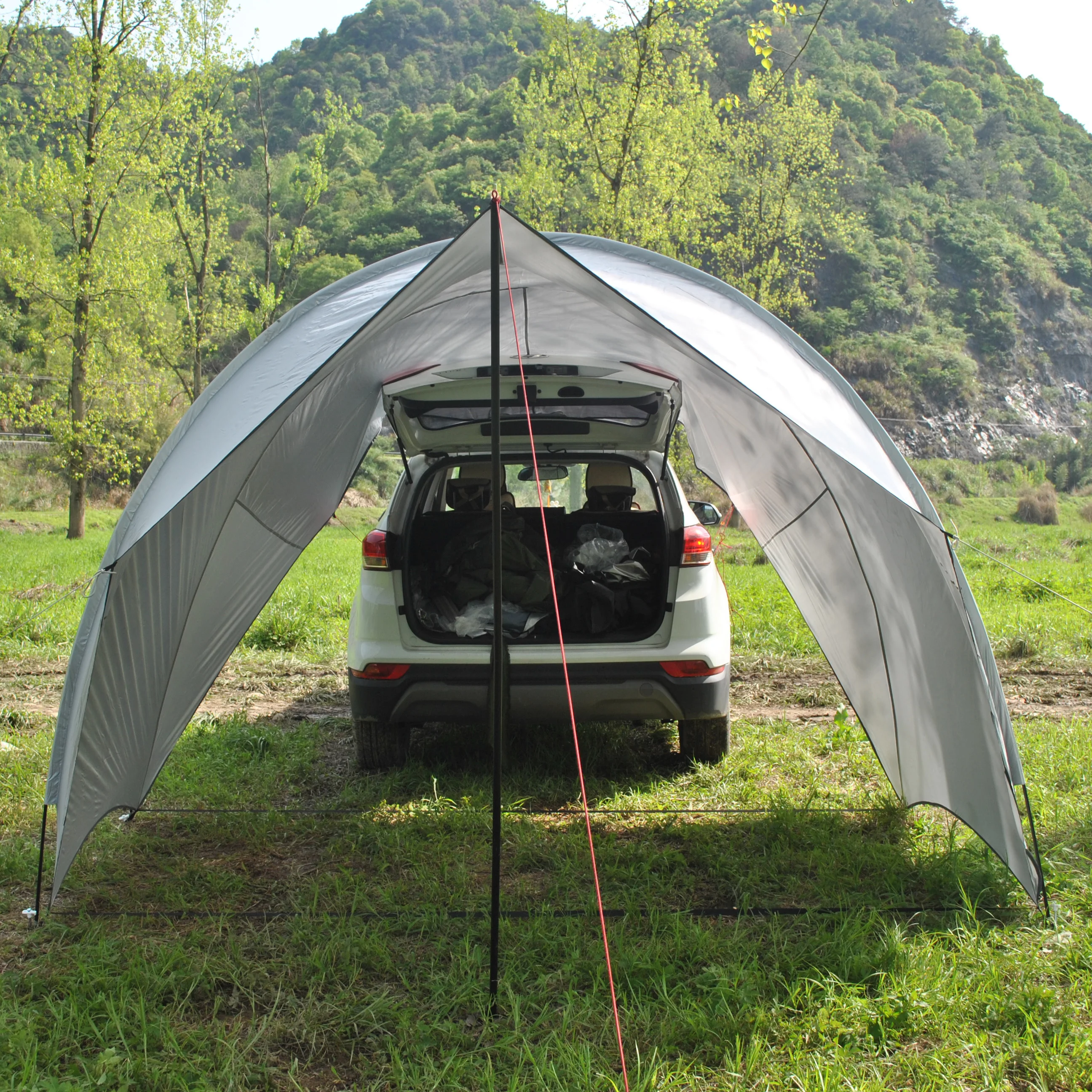Car Camping Tent Topyond SUV Tailgate Tent Awning Extension For