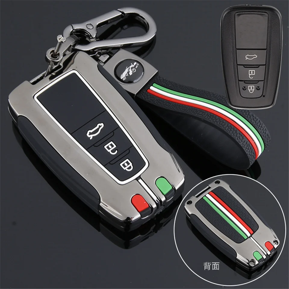 Custodia per chiave auto per Toyota Prius Camry Corolla C-HR CHR RAV4 Prado Izoa Levin Avalon 2018 2019 2020 copertura guscio di zinco 12 Custodia per chiave auto per Toyota Prius Camry Corolla C-HR CHR RAV4 Prado Izoa Levin Avalon 2018 2019 2020 copertura guscio di zinco - S6177c6e434e84992a0416ea8998161b6Y