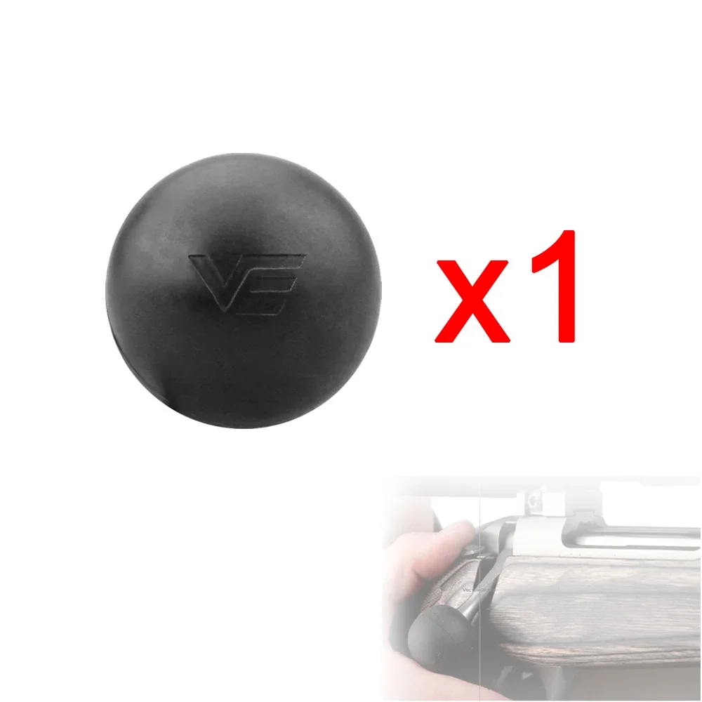 כיסוי ידית רובה כדור גומי לרובה Vector Optics Gun Bolt Knob Rubber Ball Rifle Grip Handle Cover Bolt Action Soft Silicon Ball Hunting Rifle Accessories 1-5 יחידות