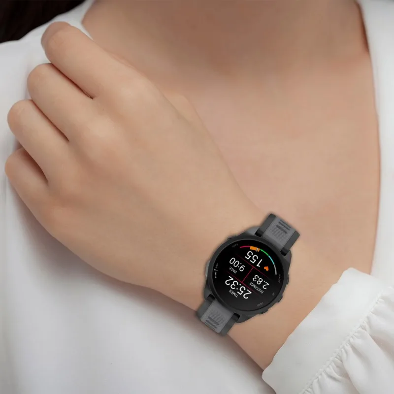Silicone Strap Replacement Band for Garmin Watches - Available in 18mm/20mm/22mm Sizes