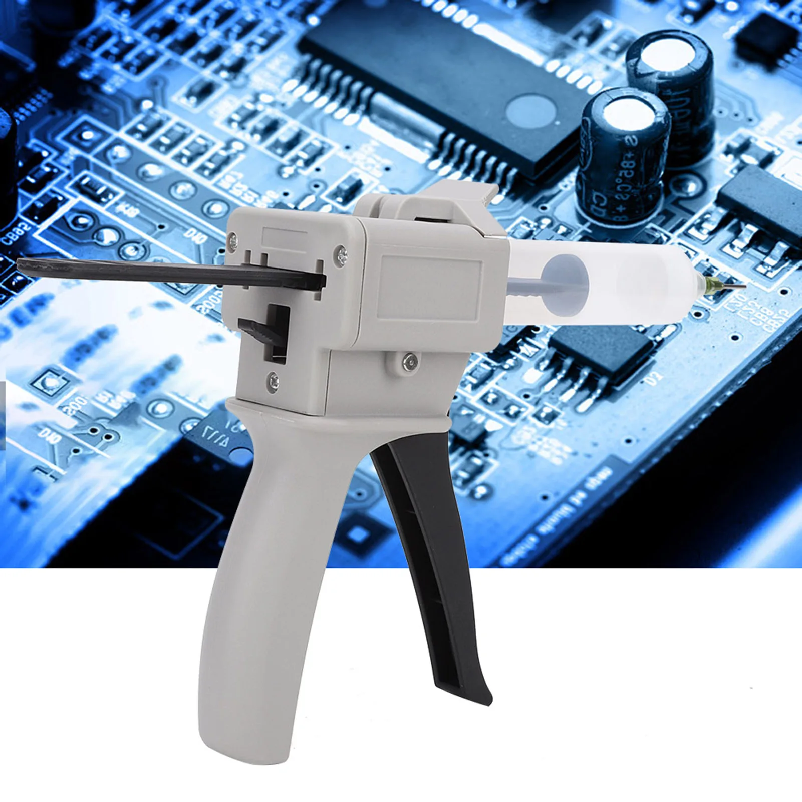 Hot Melt Glue Gun Hot Glue Gun 30ml Dispenser Glue Gun Plastic Manual Single Tube Handle Tool For Pressing Squeezing Single Liquid Gun Glue Handle Tool