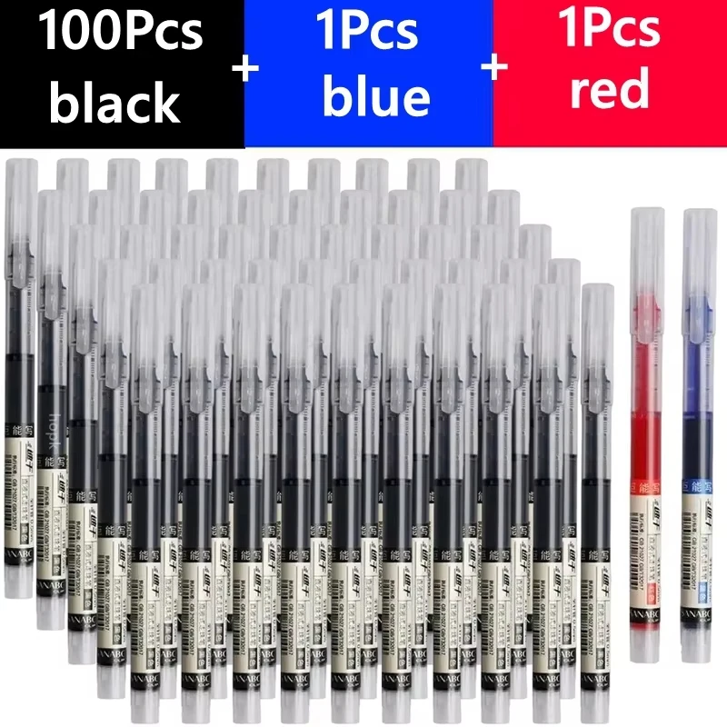 100black 1blue 1red