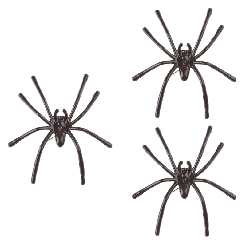 

Преувеличенные готические аксессуары для ушей Gaint, большие серьги в виде паукообразных, эффектные серьги-гвоздики для