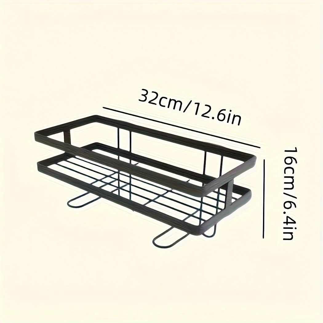 Non Perforated Toilet Storage Rack, Bathroom Miscellaneous Storage Rack, Bathroom Multifunctional Storage Rack, Artifact 2