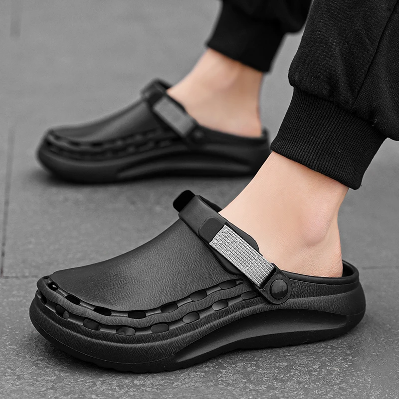 Hot Sale Men's Sandals Eva Summer Slip-on Casual Slippers Anti