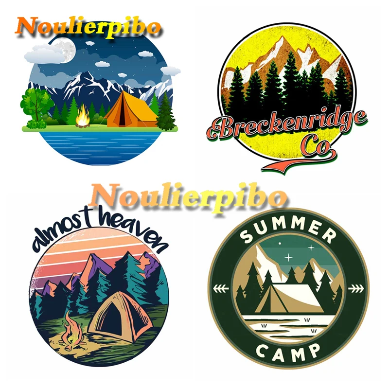 Personality Adventure Night Adventure Campfire Camper Sticker Waterproof Car Decor Motorcycle Racing Helmet Vinyl Decals