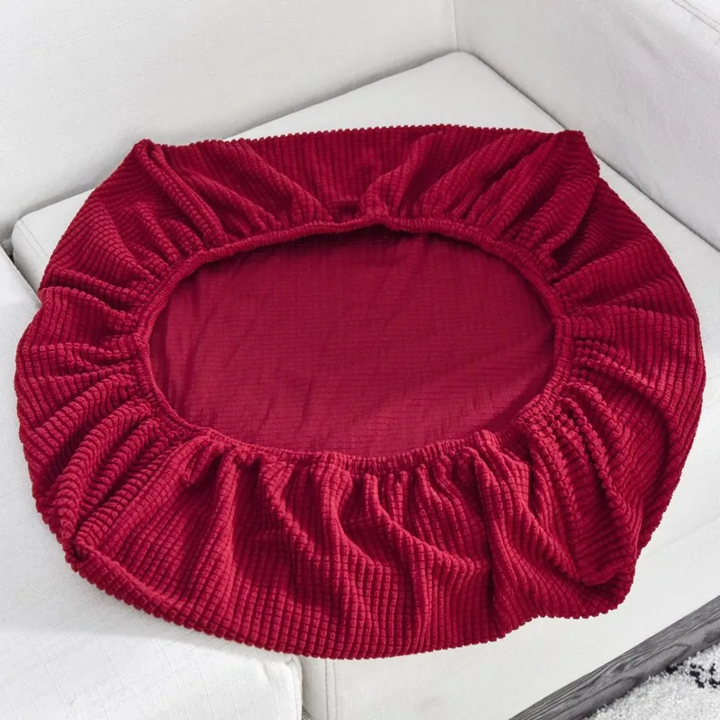 Plush Stretchable Jacquard Sofa Cushion Cover - Washable Furniture Protector
