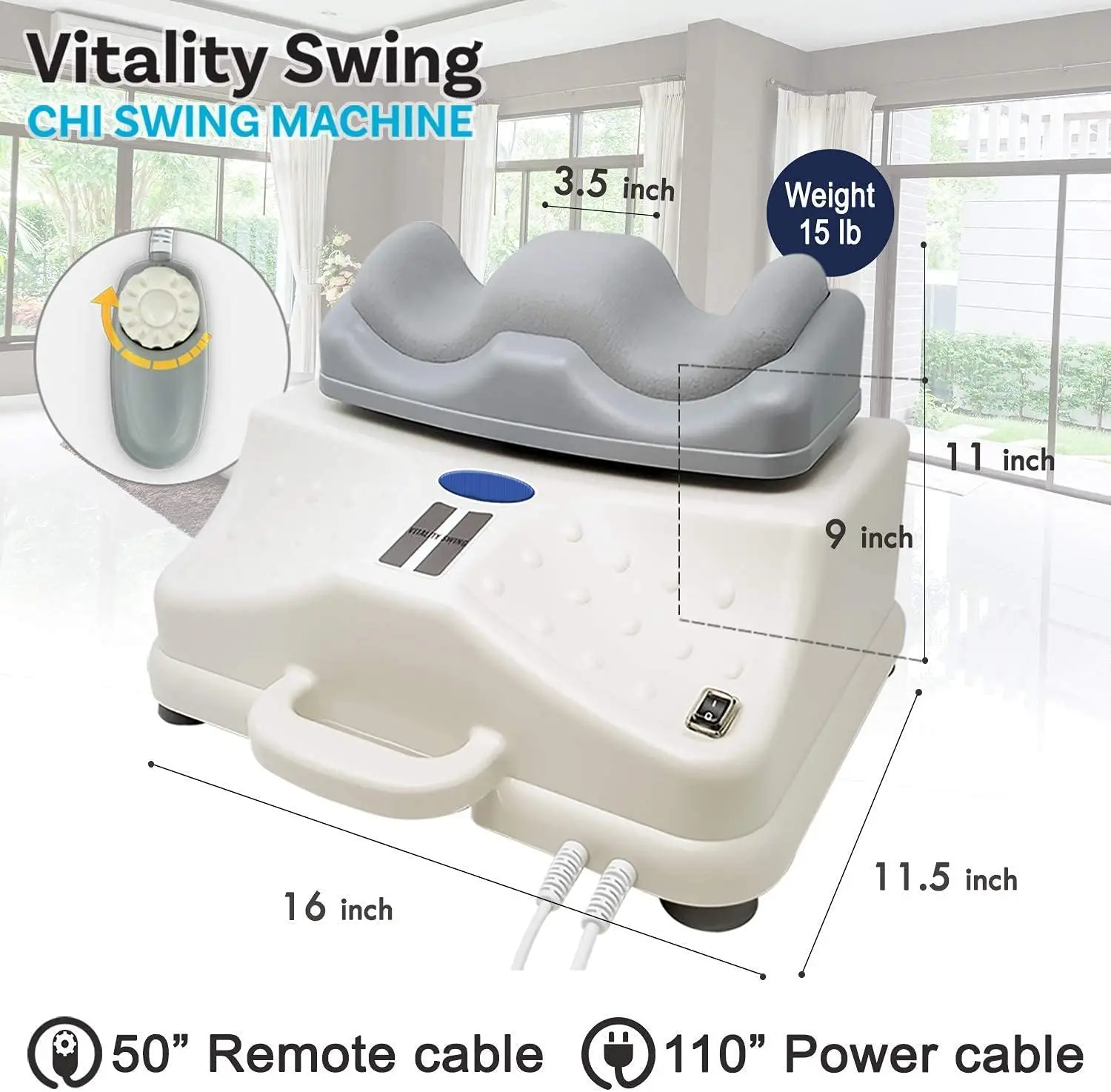 Felicity Chi  Machine Original - Passive Aerobic Exerciser for Vitality Swing Shaking Exercise - Chi Machine Lymp 6
