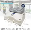 Felicity Chi  Machine Original - Passive Aerobic Exerciser for Vitality Swing Shaking Exercise - Chi Machine Lymp 6