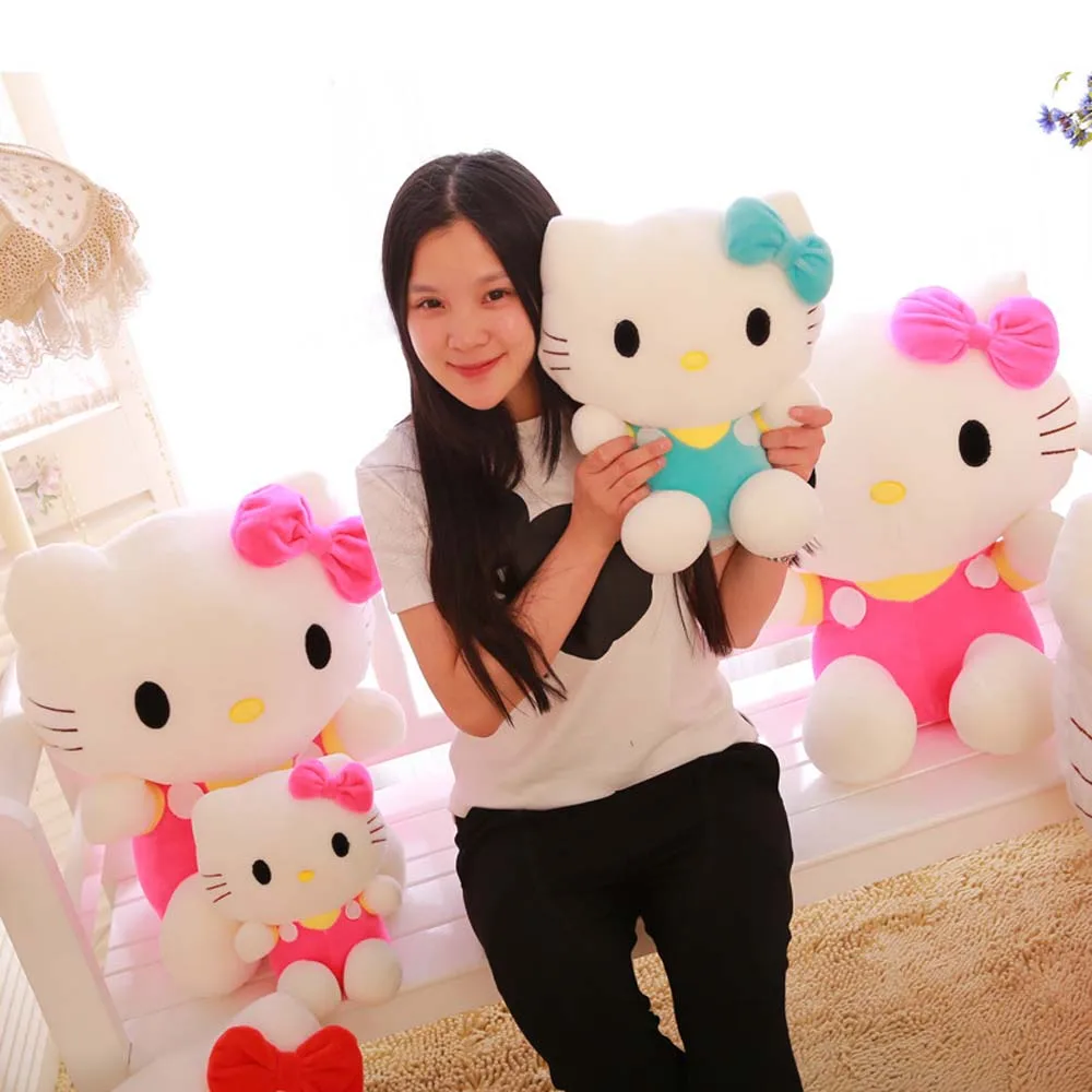 헬로 키티 봉제 장난감 산리오 봉제 인형, 귀여운 동물 인형, 부드러운 쿠션 소파 베개, 홈 장식, 어린이 생일 선물