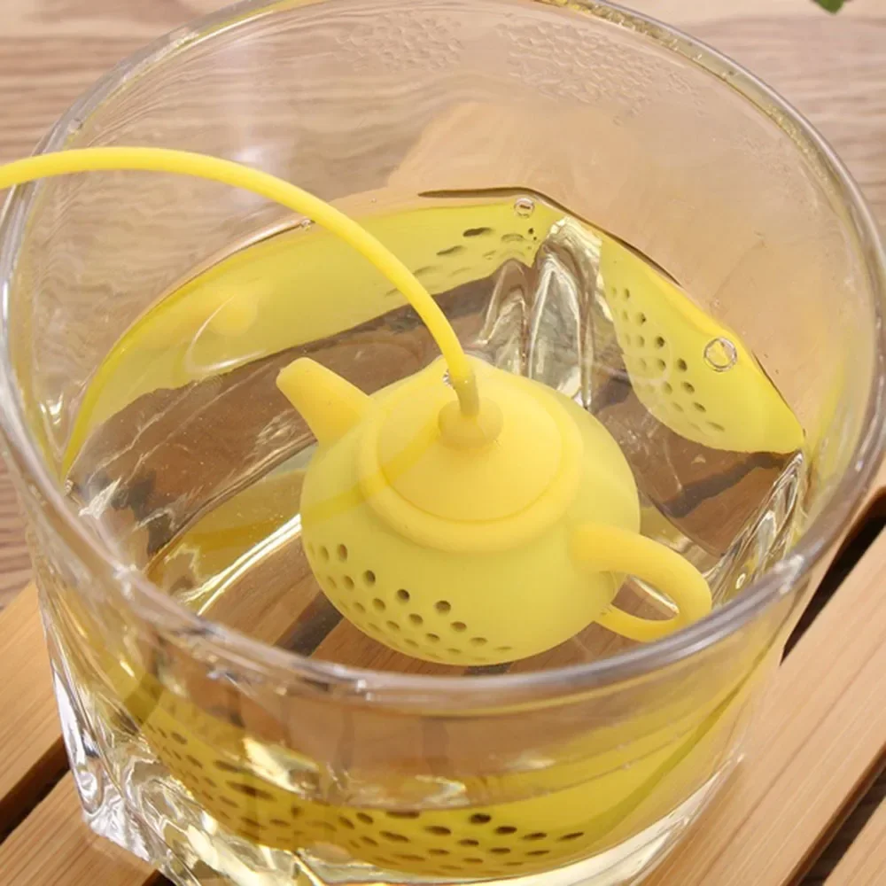 1PC Silicone Teapot-shape Tea Infuser