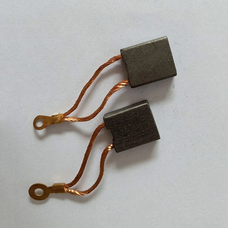 2Pc 21x18x7mm Carbon Brush for Electric Motor Power Tool Replacement Repair Part