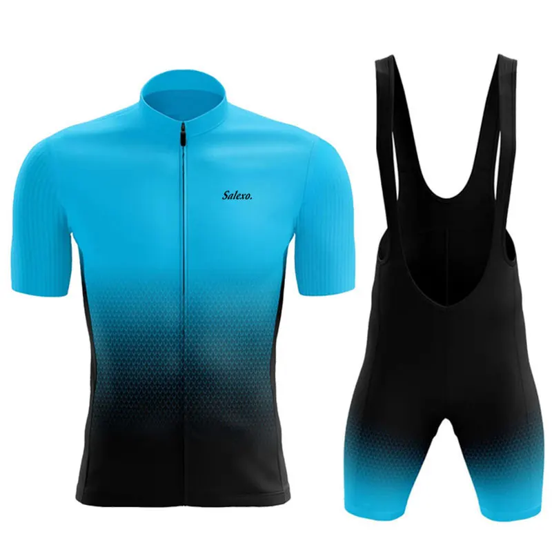 Salexo Cycling Jersey Set Summer Cycling Clothing MTB Bike Clothes Uniform Maillot Ropa Ciclismo Man Bicycle Suit cycling jersey cycling shirt cycling suit cycling jersey set