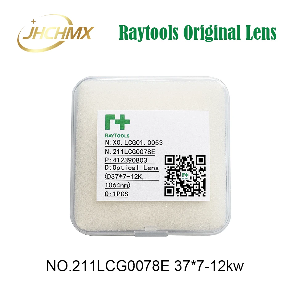 JHCHMX 기존 Raytools 레이저 보호 Windows 광학 렌즈 27.9*4.1 37*7 섬유 절단 헤드 부품 용 융합 실리카