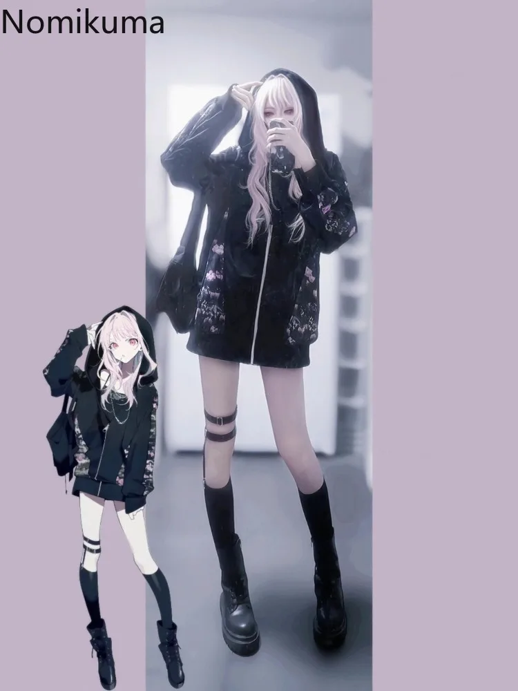 Ropa de Mujer, sudaderas con capucha Harajuku, abrigos Y2k, Tops, ropa de calle, chaquetas de gran tamaño, sudaderas informales con capucha a la moda, Ropa de Mujer 2025 - AliExpress