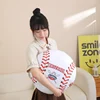 48cm Sports Ball Plush Pillow Stuffed Soft Seat Cushion Decorative Volleyball Rugby Table Tennis Basketball Golf Billiards Gift 4