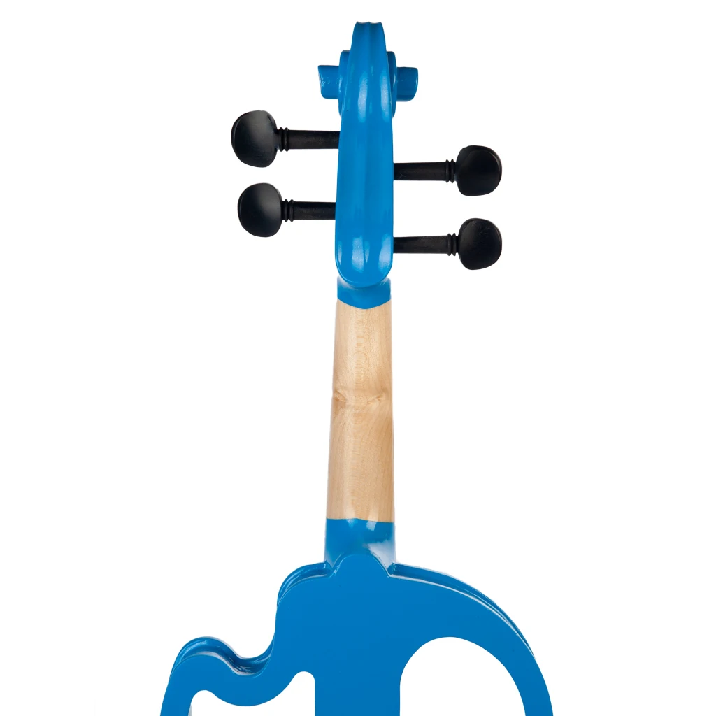 Silent Electric Violin Handmade Fiddle Case Bow 4 String Silent Violin