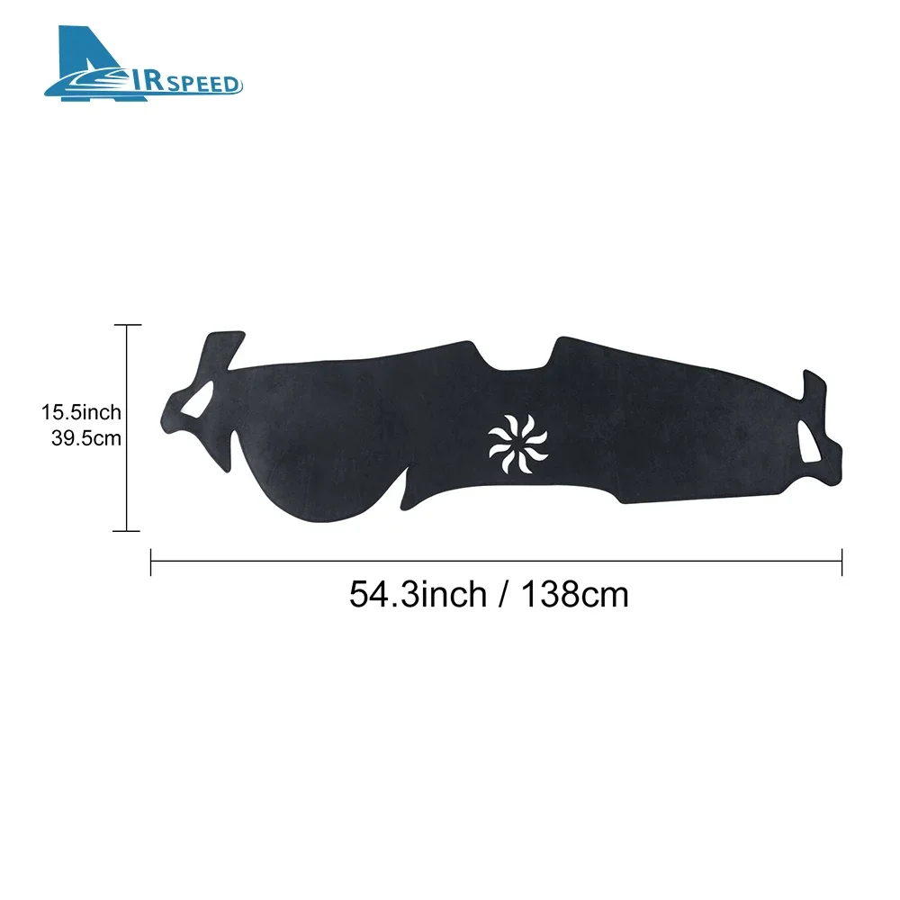 메르세데스 벤츠 SLK R171 2004 2005 2006 2007 2008 2009 2010용 매트형 자외선 차단 프리미엄 플란넬 자동차 대시보드 커버, 빛 차단 패드