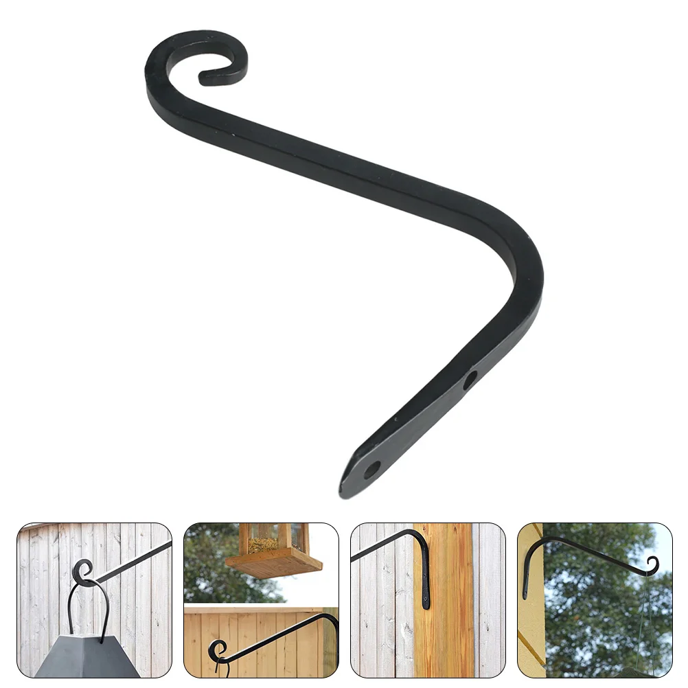 Garden Lamp Holder Plant Flower Holding Hook Simple Color Wall mounted