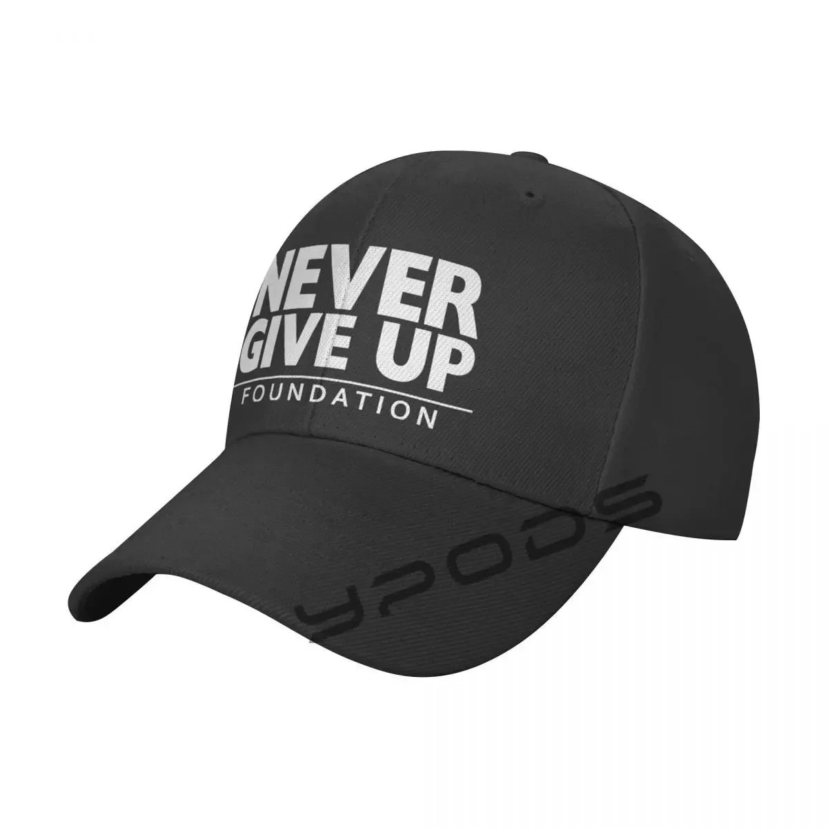

Never Give Up Men's And Women's Baseball Caps Street Retro Flat Caps Hip Hop Cap