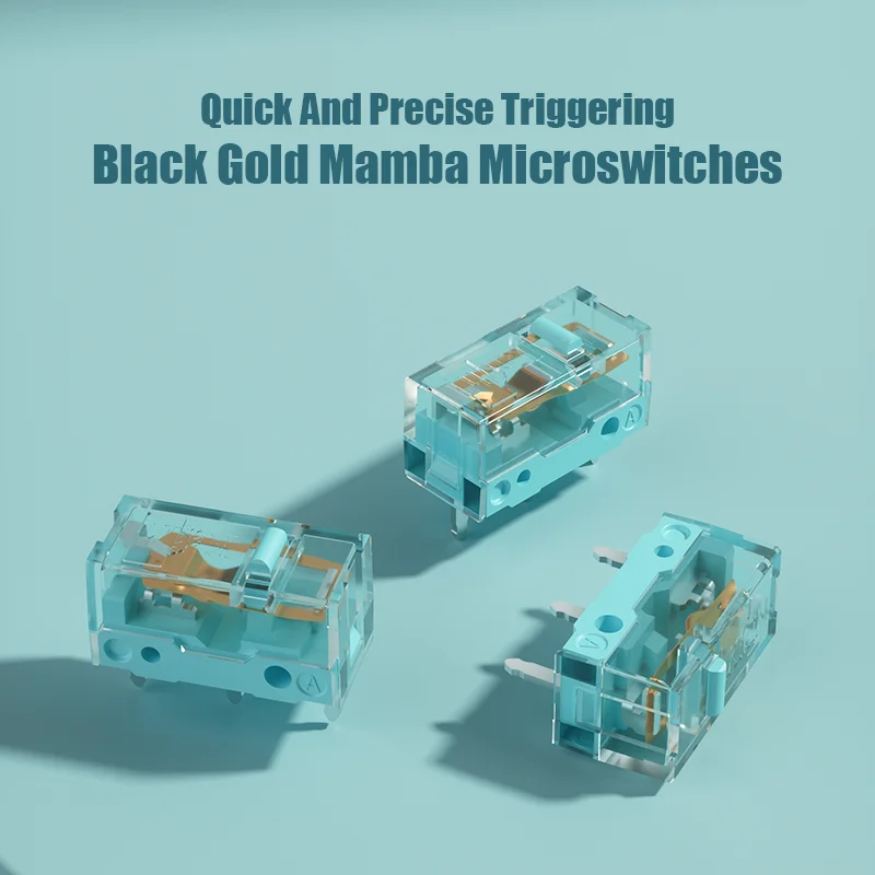 

1/3/5Pcs Kailh GM8.0 Black Gold Mamba Blue Blade Micro Switch 90 Million Click Game Microswitch Mouse Button