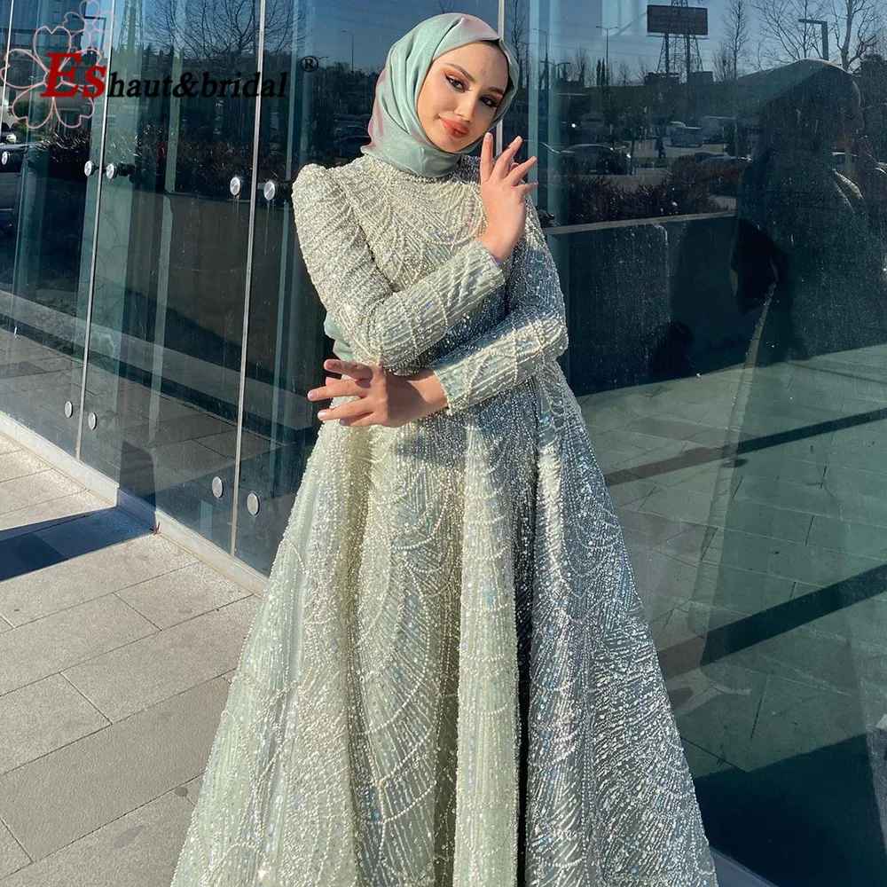 green emerald velvet dress Gold Satin Hijab  Shimmi Dresses
