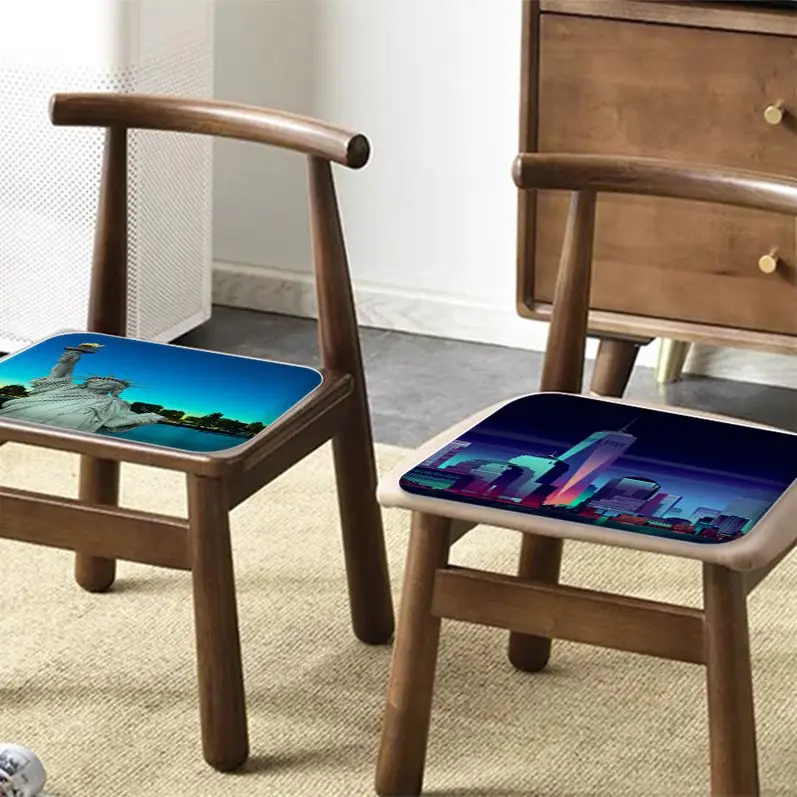 

Travel City Tie Rope Seat Cushion Office Dining Stool Pad Sponge Sofa Mat Non-Slip Cushion Pads