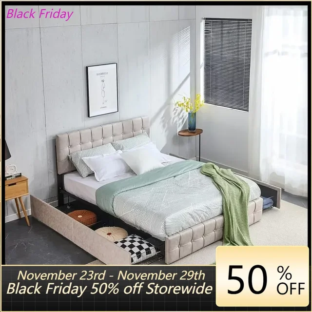 Upholstered Bed Frame Queen Size: A Perfect Blend of Style and Functionality