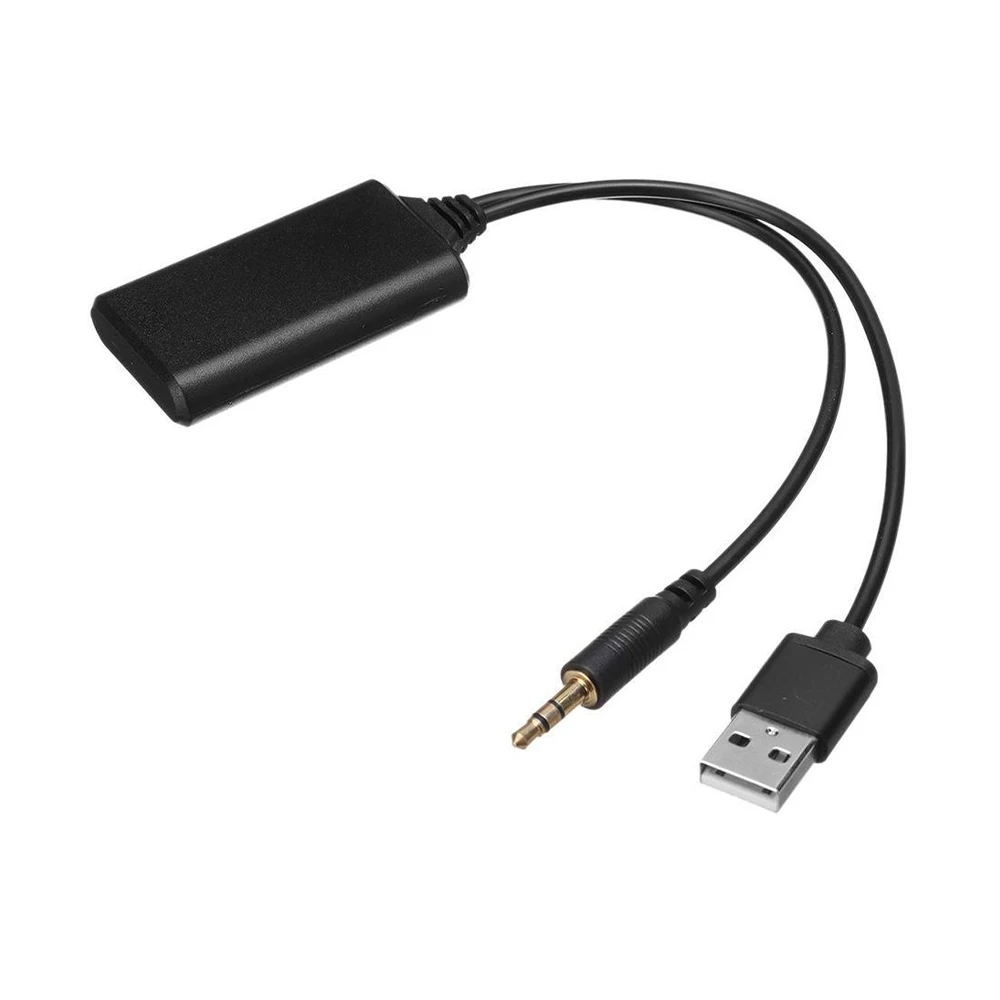 Bluetooth 5.0 Receiver Adapter Wireless Adapter USB + 3.5mm Jack Stereo Audio for Car AUX Speaker Headphone Reciever Handsfree