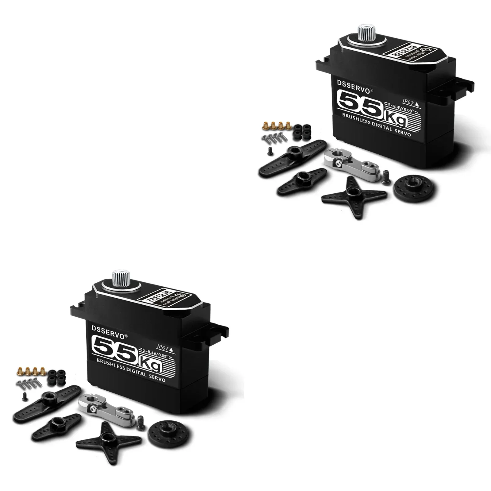 Dsservo BLS3355 55kg Waterproof 0.09Sec Full Body Metal Digital