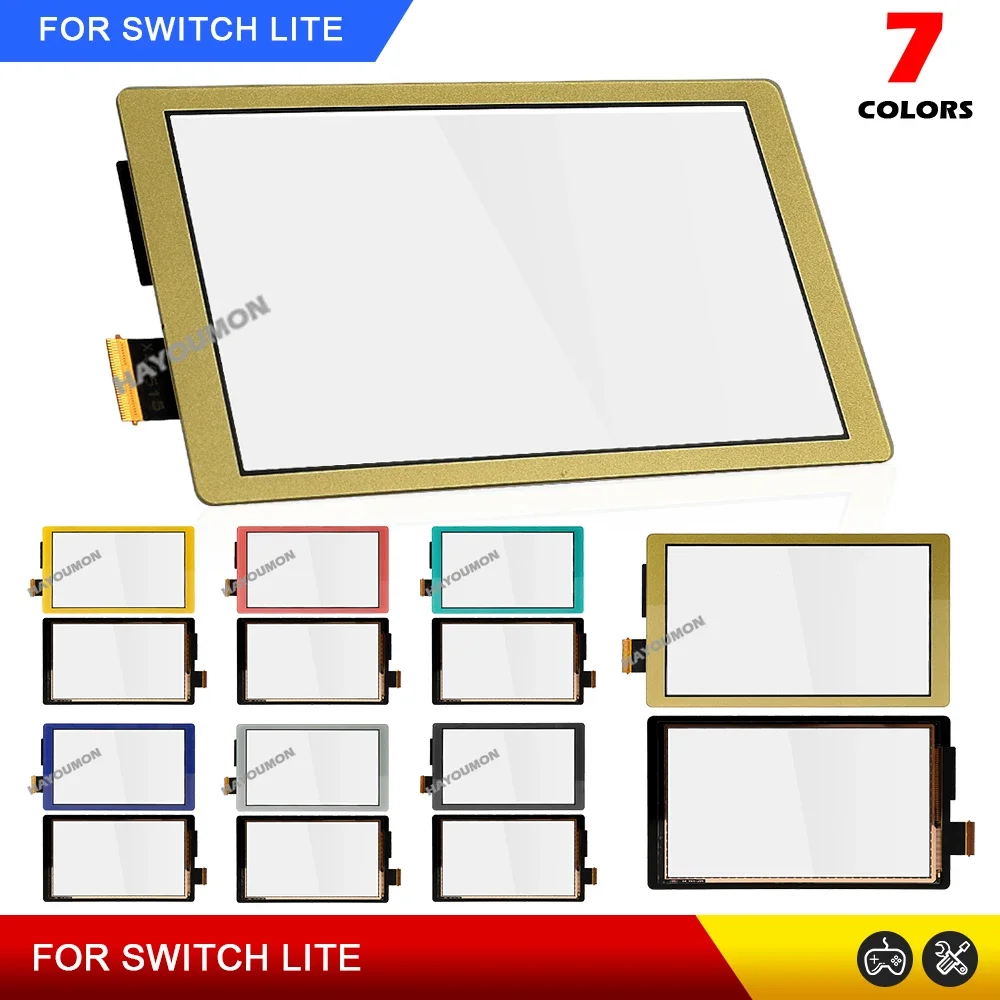 Enhanced Touch Screen Replacement Digitizer for NS Switch Lite - Gray/White