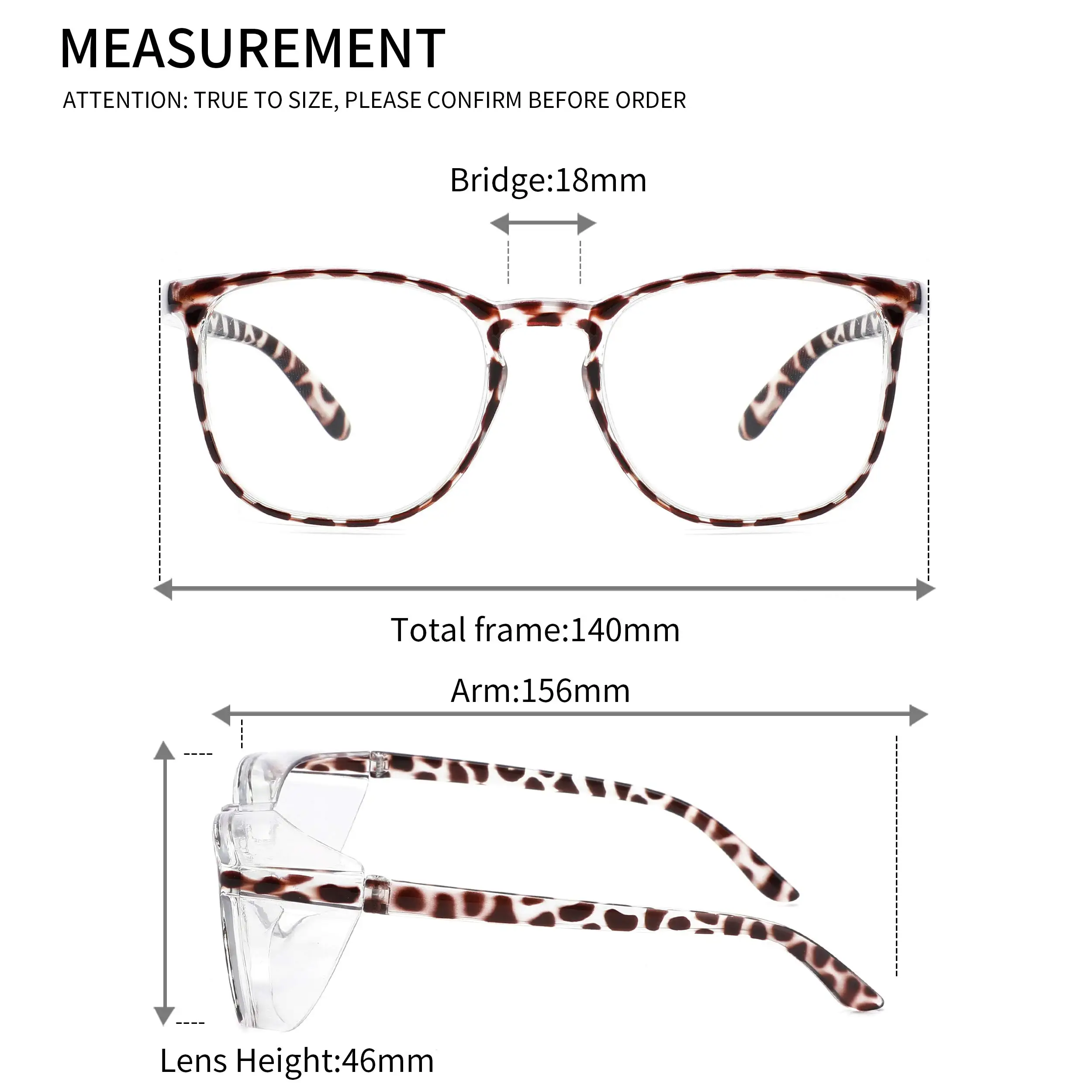 Lunettes anti-lumière bleue TR90 anti-buée - Lot de 2