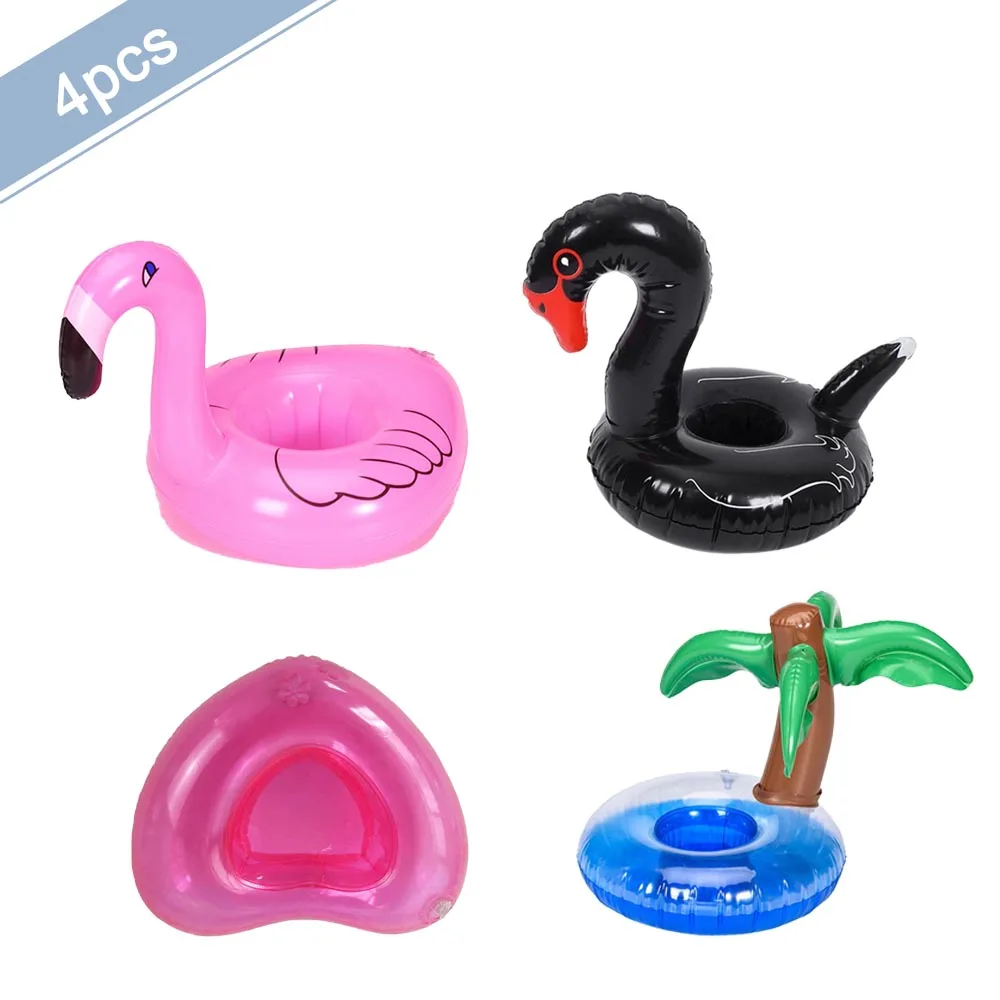 VFANDV Portabicchieri Gonfiabili 6 Pezzi, Porta Bevande Piscina Gonfiabile Con Pompa Portabicchieri Da Piscina Galleggianti Accessori Per Piscina Portabevande Galleggiante Per Feste Vacanze Bagno - Foto 3